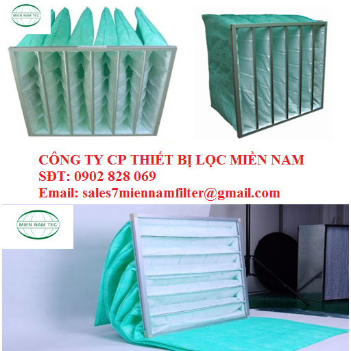 KHUNG LỌC BỤI TÚI  F6 MÀU XANH (BAG FILTER F6)