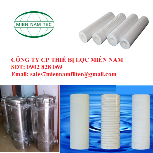 LÕI LỌC 100 MICRON - 20 INCH BÔNG NÉN