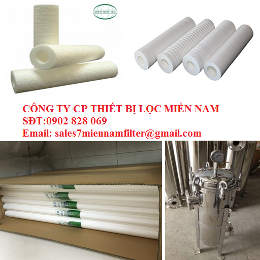 LÕI LỌC 5 MICRON - 10 INCH BÔNG NÉN