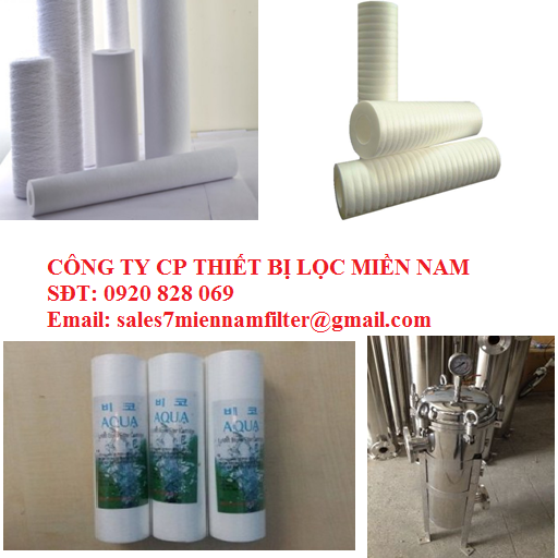 LÕI LỌC 75 MICRON - 20 INCH BÔNG NÉN