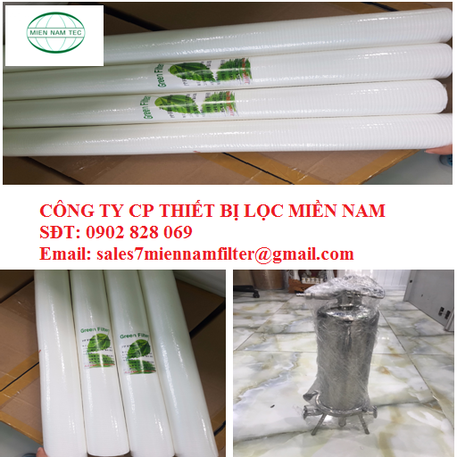 LÕI LỌC GREEN FILTER 25 MICRON - 10 INCH SỌC KHÍT