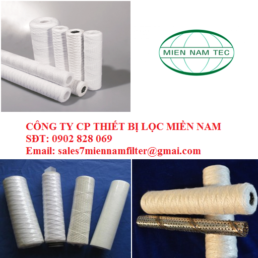 LÕI LỌC SỢI QUẤN 0.5 MICRON - 10 INCH