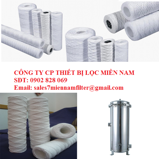 LÕI LỌC SỢI QUẤN 0.5 MICRON - 20 INCH