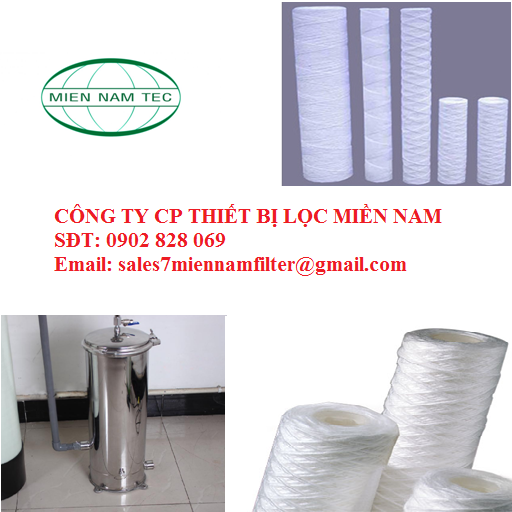 LÕI LỌC SỢI QUẤN 100 MICRON - 20 INCH