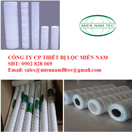 LÕI LỌC SỢI QUẤN 1 MICRON - 20 INCH