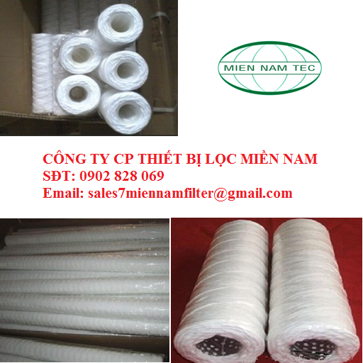 LÕI LỌC SỢI QUẤN 25 MICRON - 10 INCH