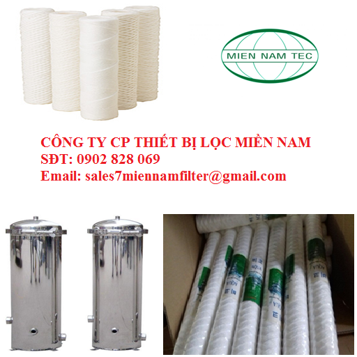 LÕI LỌC SỢI QUẤN 50 MICRON - 20 INCH