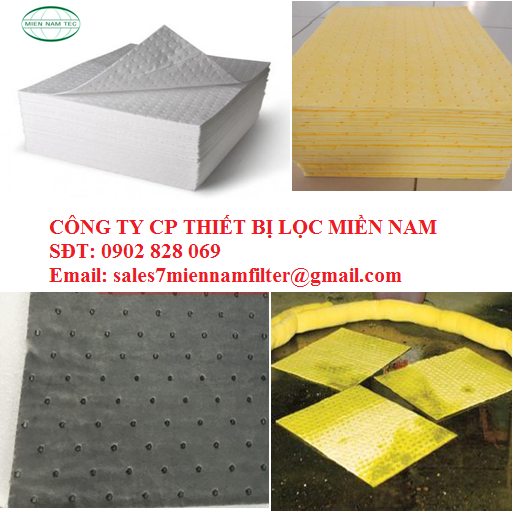 TẤM HÚT DẦU, HÓA CHẤT (BÔNG THẤM DẦU, HÓA CHẤT)