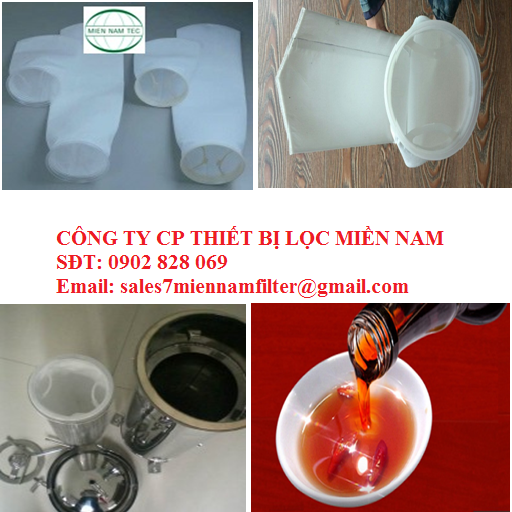 TÚI LỌC SƠ CẤP NƯỚC MẮM ĐẠT TIÊU CHUẨN