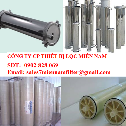 VỎ MÀNG LỌC NƯỚC RO 4040 CHẤT LIỆU INOX