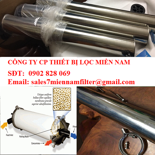 VỎ MÀNG LỌC NƯỚC UF 4040 CHO NGÀNH THỰC PHẨM