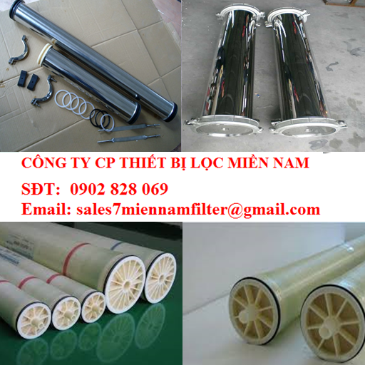 VỎ RO 4040 INOX 304 KHÔNG MỐI HÀN GREEN FILTER