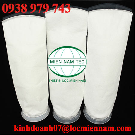 Túi PE lọc cặn 0.5 micron trong nuôi thả con giống tôm sú