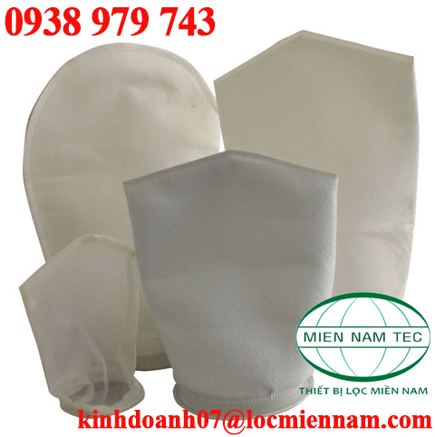 Túi PE lọc cặn 1 micron trong nuôi thả tôm giống