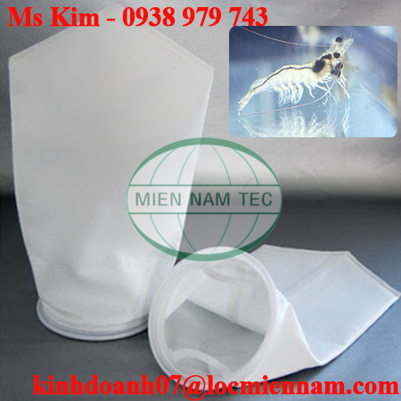 Túi lọc PE 0.5 micron, size 1 cho nuôi tôm thẻ chân trắng 
