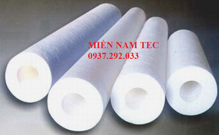 Lõi lọc bông nén pp 25 micron, 50 micron, 75 micron, 100 micron