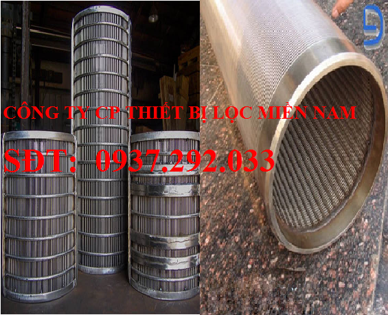 Lõi lọc Khe Jonson kiểu ren hoặc mặt bích