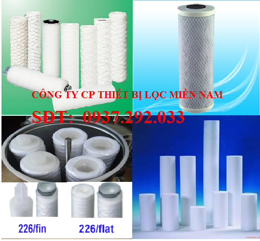 Lõi lọc PP Oring 226 Fin & Flat
