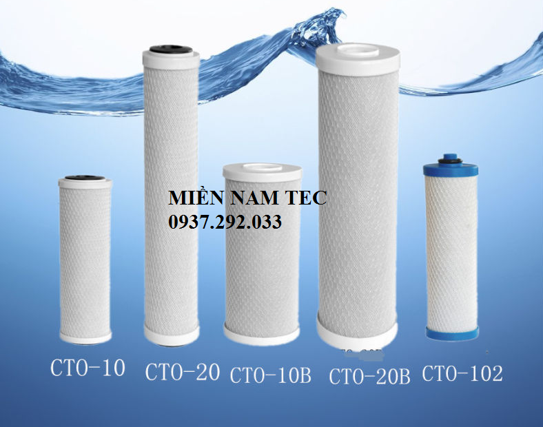 Lõi lọc than hoạt tính CTO 10 inch 5 micron