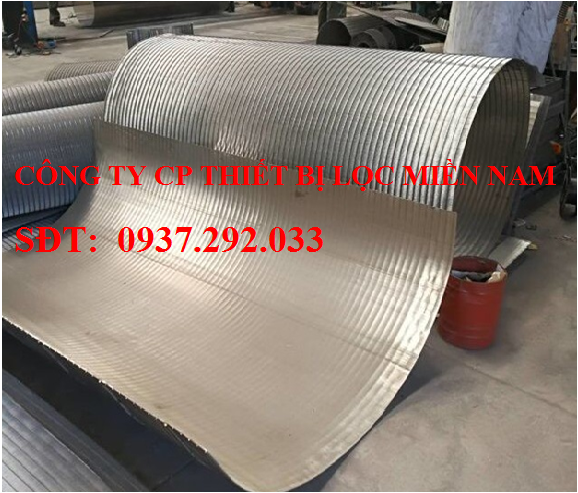 Lưới lọc khe thép không gỉ dây chữ V