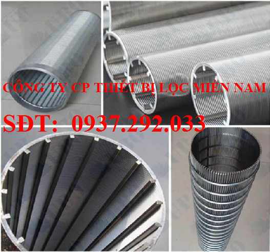 Ống lọc khe Ø 49mm, 68mm, 90mm, 114mm, 219mm, 325mm và 500mm