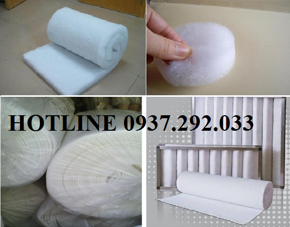 Bông (Gòn) lọc bụi-lọc khí G1, G2, G3, G4