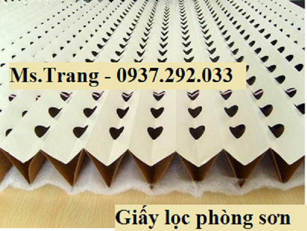 Giấy lọc phòng sơn 3 lớp