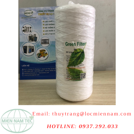 Lõi lọc sợi quấn 10 icnch Bigblue thương hiệu Green Filter