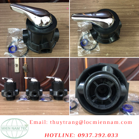 Van tay 3 ngã phi 34 công suất 4m3/h