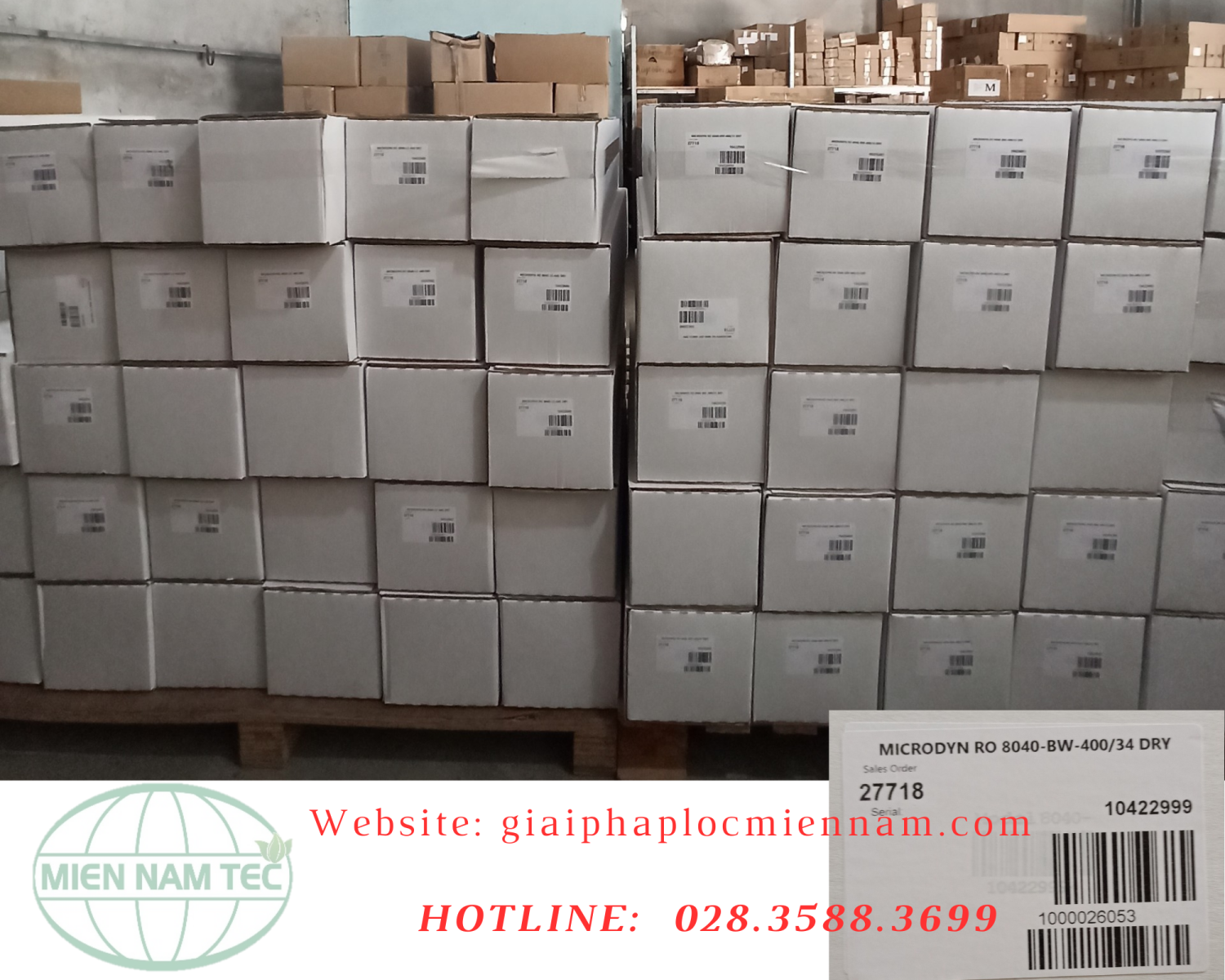 Màng lọc nước lợ RO thương hiệu Mann Hummel