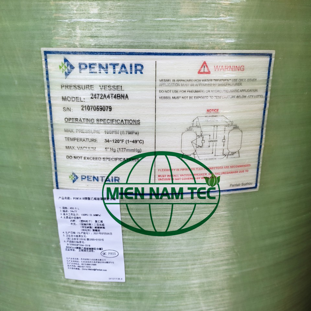 BỒN LỌC FRP PENTAIR
