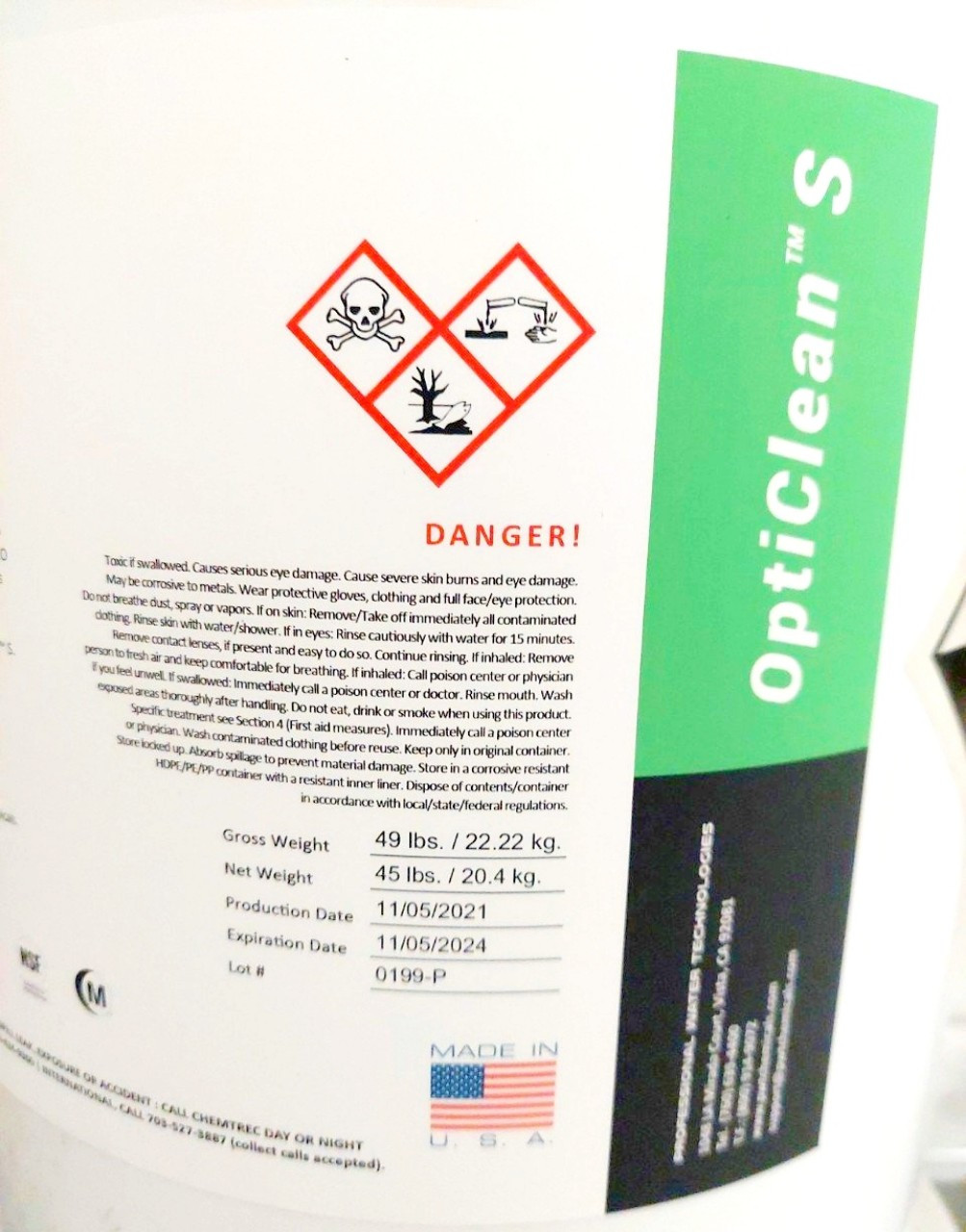 OPTICLEAN S HÓA CHẤT RỬA MÀNG RO