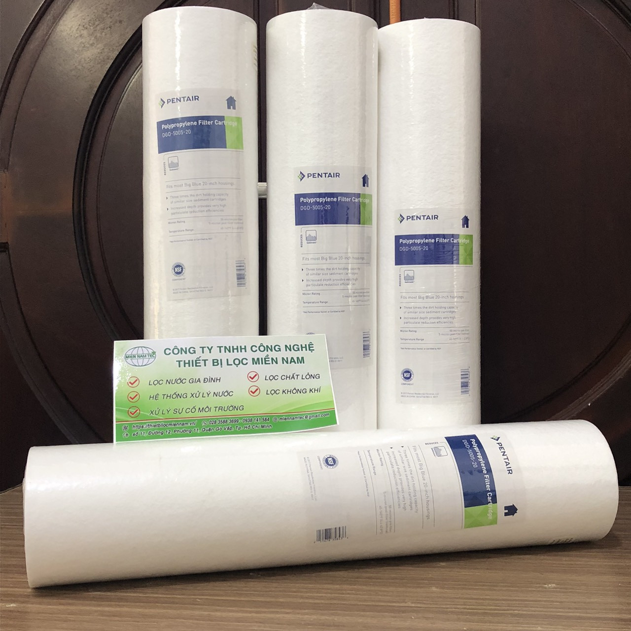 Lõi lọc bông nén PP 5 micron Bigblue Pentair   