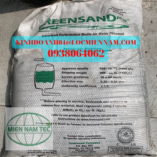 Cát mangan Green Sand mua ở đâu TPHCM?