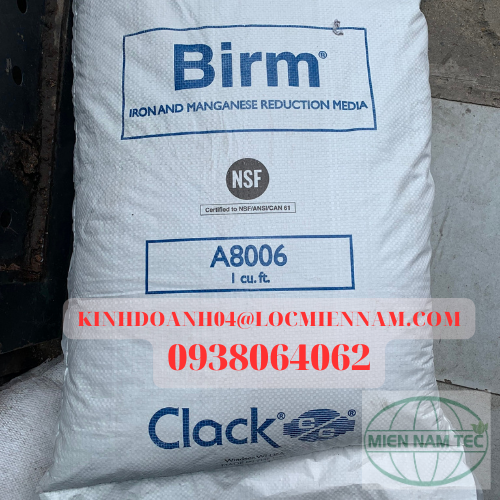 Hạt birm A8006 sử dụng khử phèn nước giếng được không? Hạt birm A8006 sử dụng khử phèn nước giếng được không?