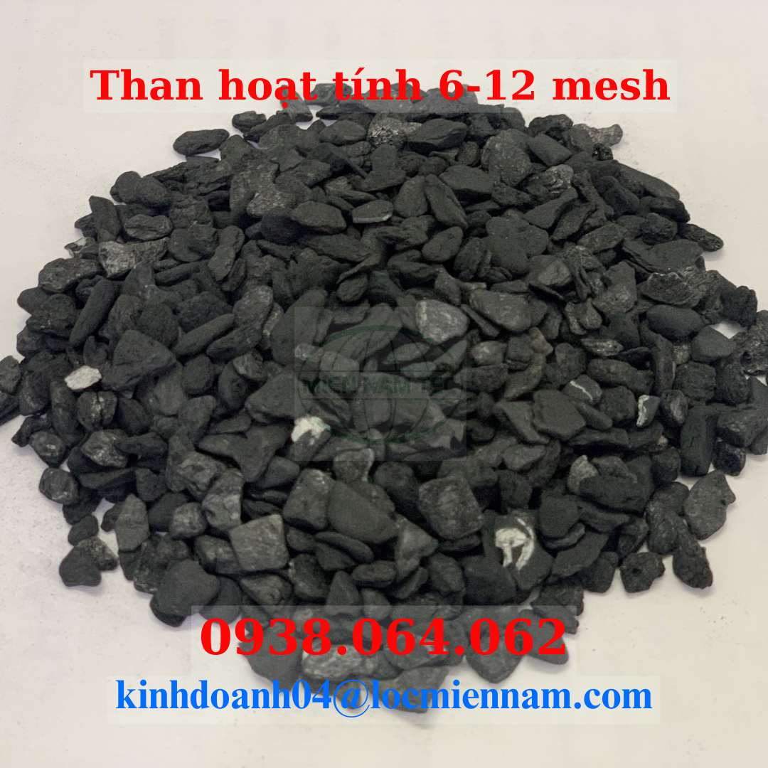 Than hoạt tính 6-12 mesh lọc thô trong xử lý nước tinh khiết Than hoạt tính 6-12 mesh lọc thô trong xử lý nước tinh khiết