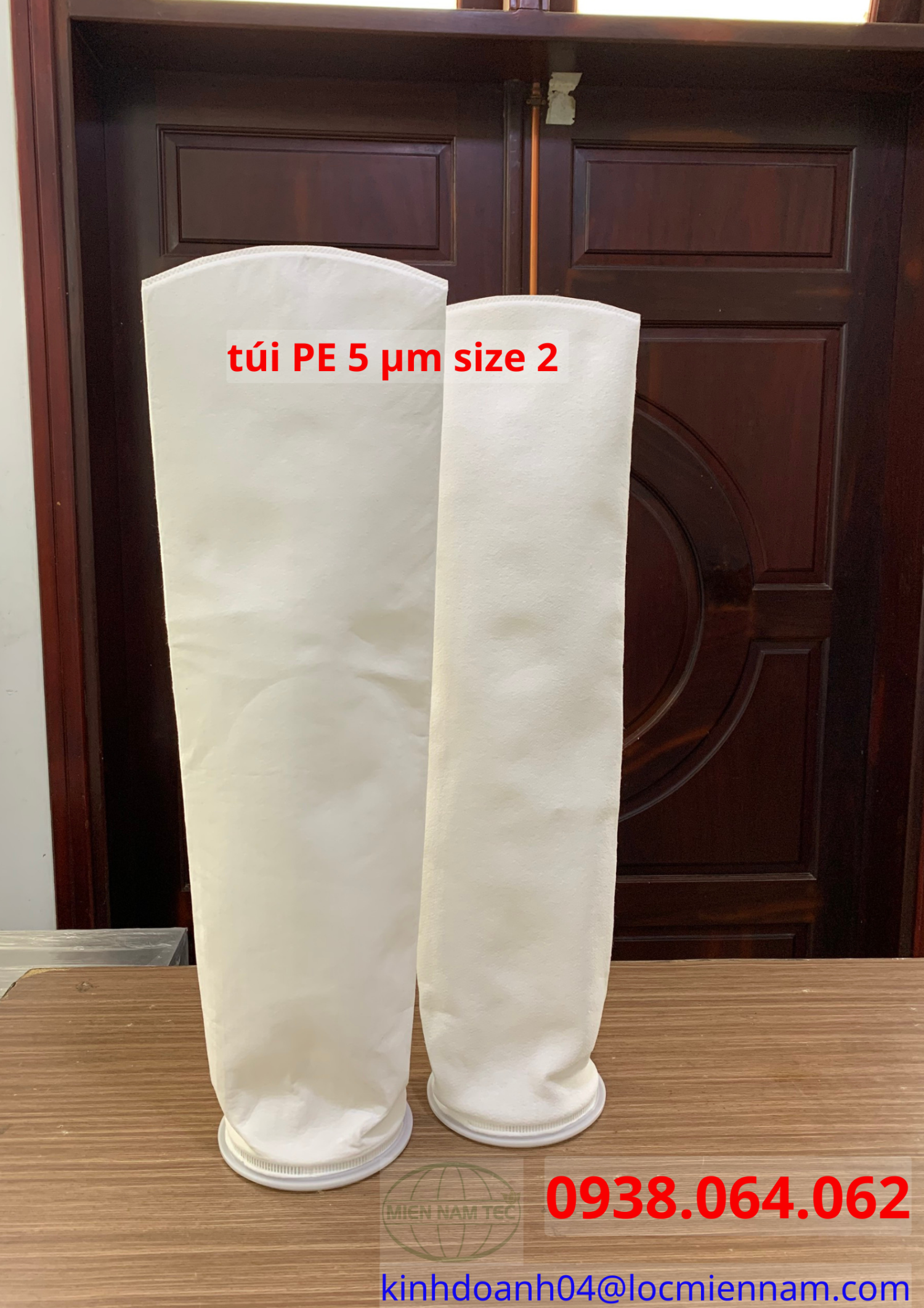 Túi PE 5 micron size 2 lọc thuốc thú y