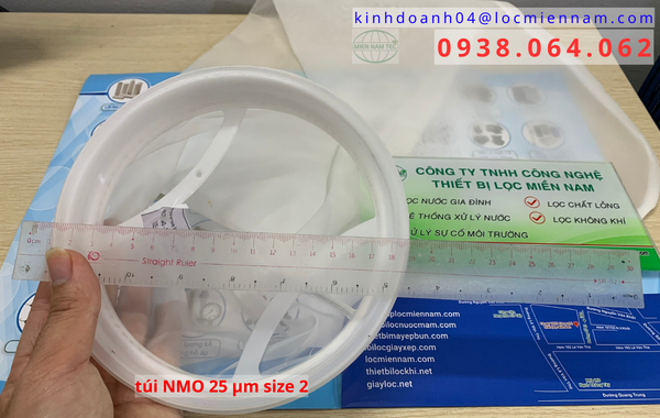 Túi NMO 50 micron size 2 lọc mía đường