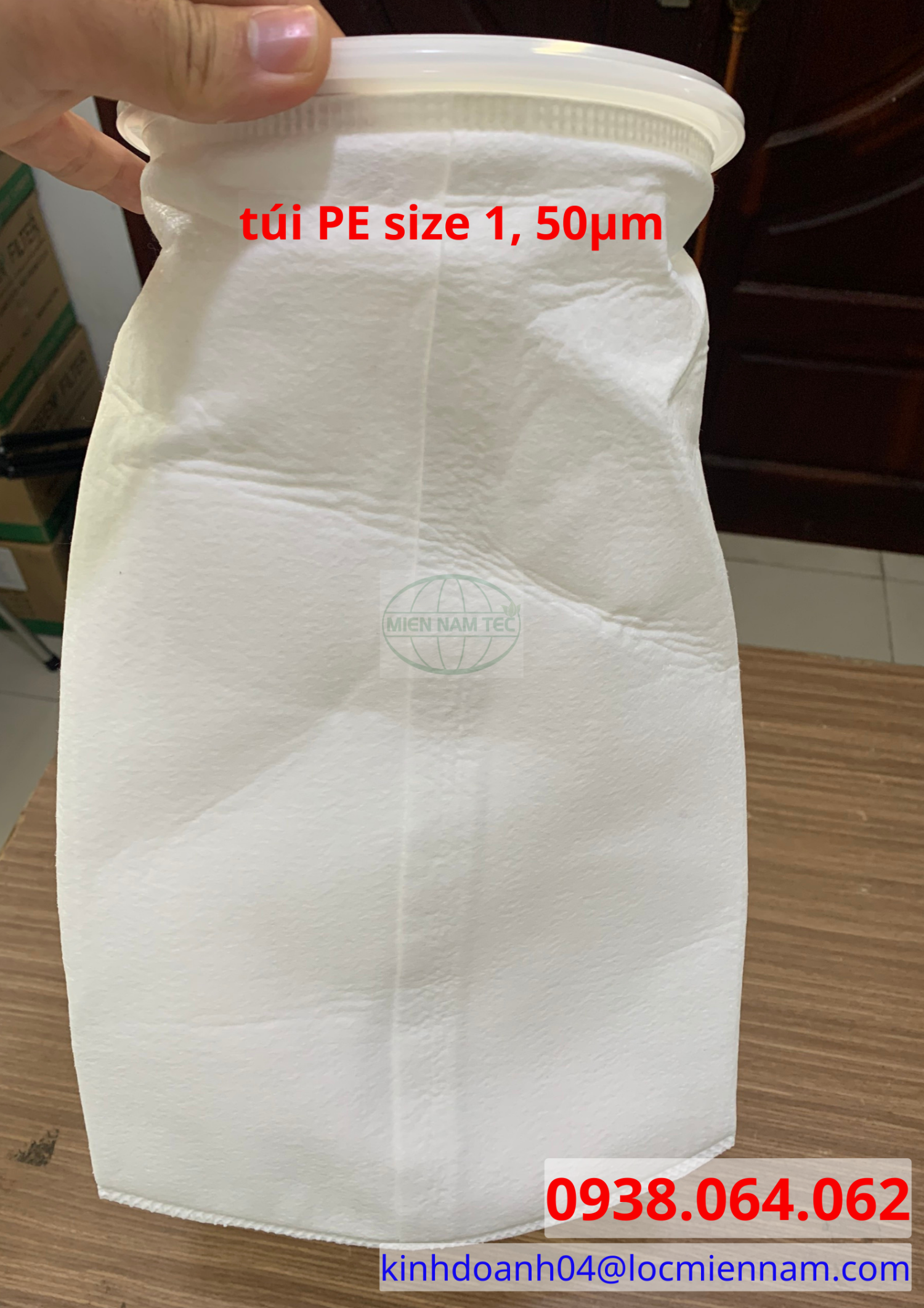 Túi PE lọc nước giải khát