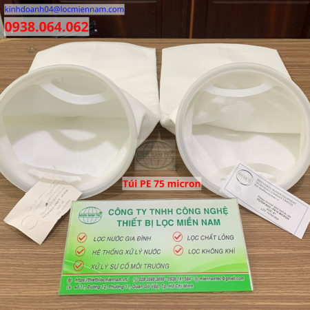 Túi lọc chất lỏng PE 75 micron