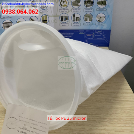 Túi lọc chất lỏng PE 25 micron