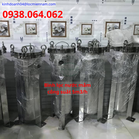 Bình lọc nước mắm công suất 5m3/h loại 1 túi inox 316