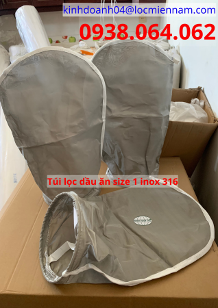 Túi lọc dầu chiên mì gói size 1 inox 316