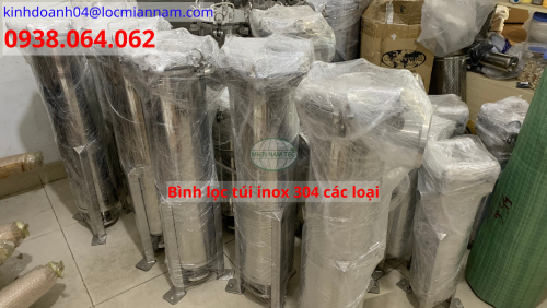 Các loại bình lọc túi inox 304