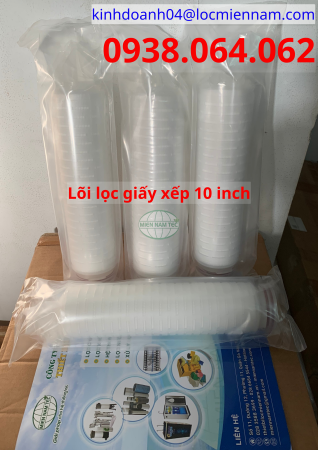 Lõi lọc xác vi khuẩn 20 inch giấy xếp O-ring 226 Lõi lọc xác vi khuẩn 20 inch giấy xếp O-ring 226