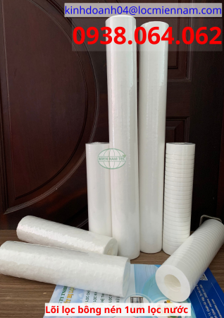 Các loại lõi lọc bông nén 1µm dùng cho lọc nước