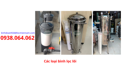 Bình lọc lõi ứng dụng làm gì?