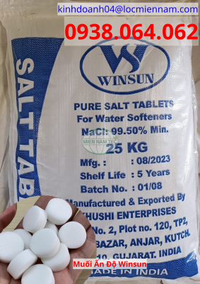 Muối tái sinh hạt nhựa