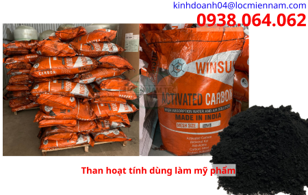 Than bột hoạt tính làm mỹ phẩm