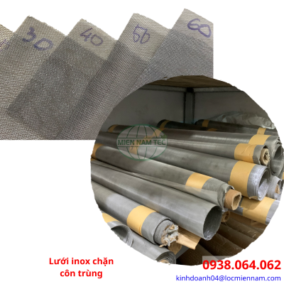 Lưới inox chặn côn trùng